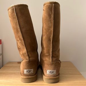 Classic Tall II Suede Water-Repellent Cold Weather Boots in Chestnut